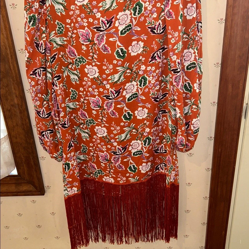 Kimono Floral Orange - Picture 7 of 7